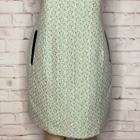 Pim + Larkin Jacquard Dress Vegan Leather with pockets - Picture 4 of 10